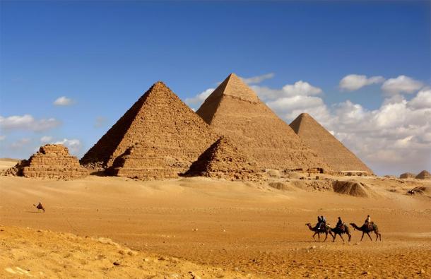 The Great Pyramids of Giza, Egypt. (sculpies / Adobe stock)