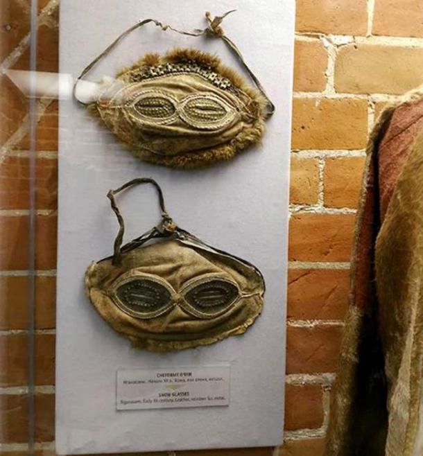 Snow goggles found in burials around Siberia; some of them were made of horse hair, the others of birch bark. Pictures: YakutCostume, The Siberian Times