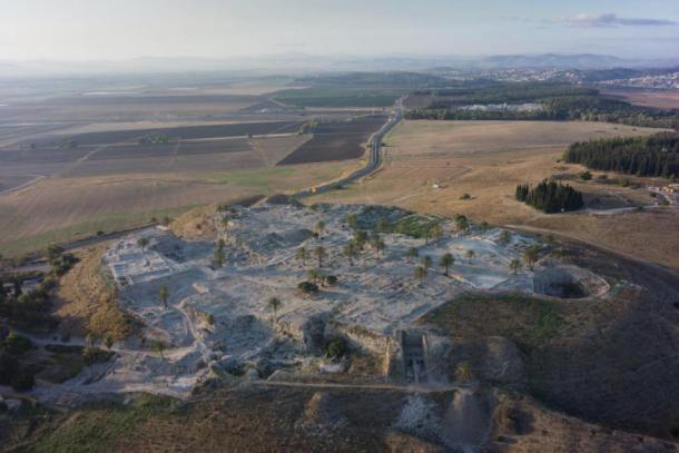 This image shows a general view of the Tel Megiddo site. (Image: Courtesy of the Megiddo Expedition / Cell)