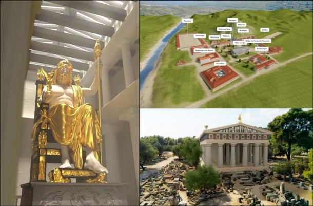 Just a few of the images now available thanks to the Olympia AI project, fueled with Microsoft high-tech. (Ministry of Culture and Sports of the Hellenic Republic)