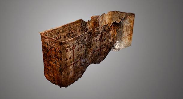 3D imaging of the latest burial vault to be excavated, provided by Sketchfab