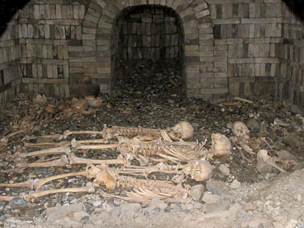 The tombs were reused multiple times, with one containing ten occupants