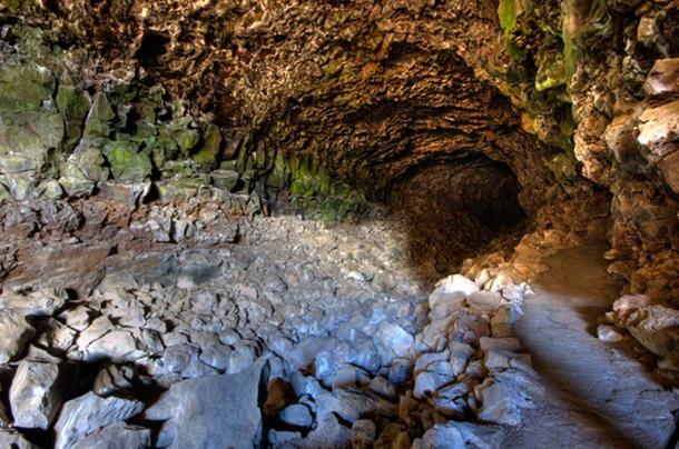 “The interior of Skull Cave. Visitors viewing the region from the surface are only getting half of the picture. Many of the most incredible vistas of Lava Beds lie beneath the ground.” (Photograph Into The Abyss