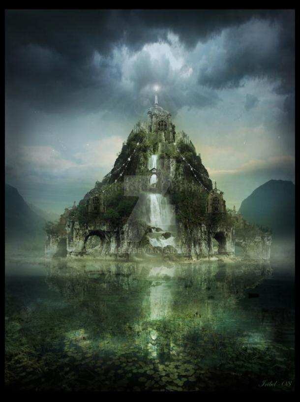 An artist’s interpretation of Avalon.