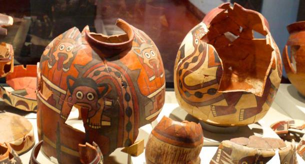 Examples of the Cahuachi head jars (Marie Thérèse Hébert & Jean Robert Thibault / CC BY SA 2.0)