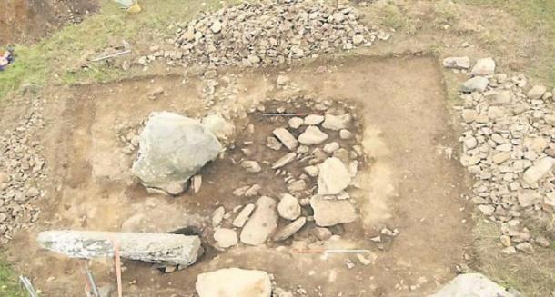 The excavation site at County Kerry