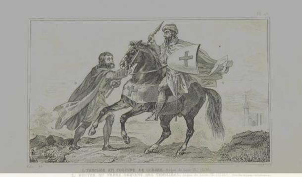 The Knights Templar were a military order of monks.