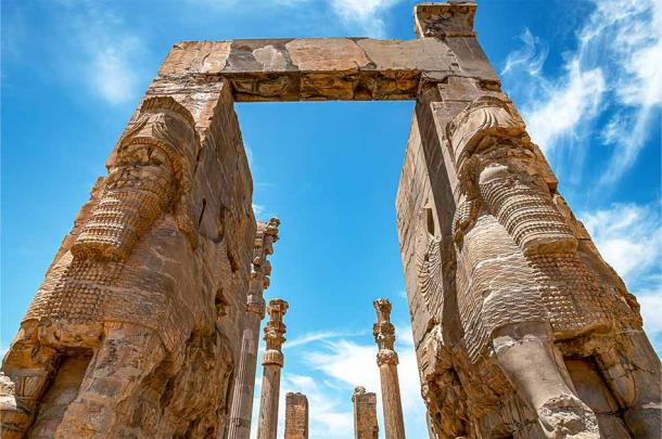 Two lamassus guard the entrance to Persepolis, the ancient capital of the Persian Empire. Source: Alexeiy / Adobe Stock.