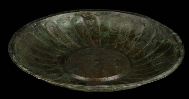 The large fluted bowl found within the Knaresborough Hoard. (Yorkshire Museum /Newcastle University)