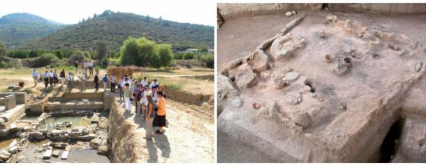 Many layers of excavation have taken place at Ulucak Höyük. (Kemelpasa District Governorship)