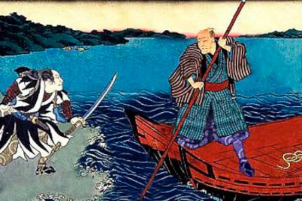 A legend tells the story of how the sword fighter Bokuden’s philosophy led him to avoid fighting when possible. (Public Domain)