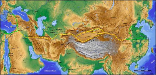 The legendary Silk Road crossed continents to connect Asia and Europe (Kevin Case / CC BY SA 3.0)