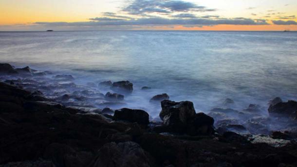 The woman took her children to the lost Isle of Avalon