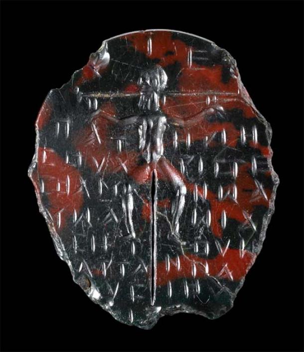 This magical amulet, carved on jasper, dates to the 3rd century. © The Trustees of the British Museum, CC BY-NC-SA