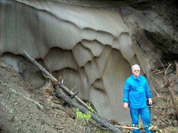 Dr Anatoli Brouchkov, head of the Geocryology Department, Moscow State University, on Mamontova Gora