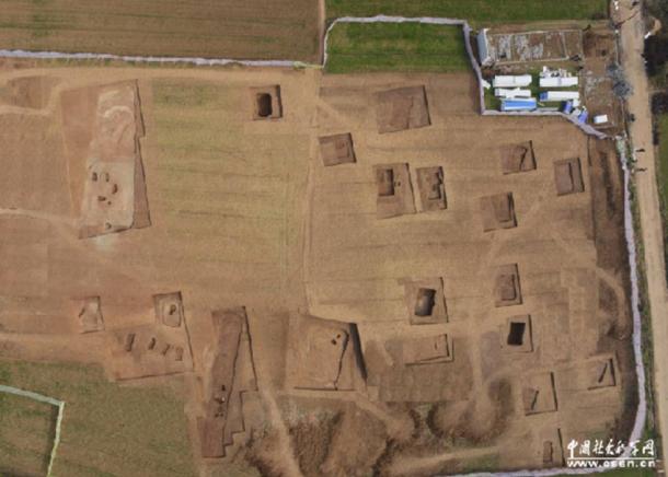 A map of the tomb distribution