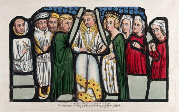The marriage of Henry VI and Margaret of Anjou. (Wellcome Collection / CC BY 4.0)