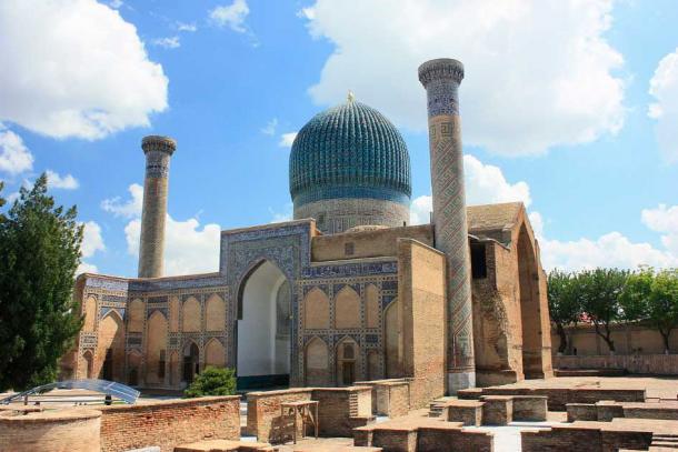 El extravagante mausoleo de Tamerlán en Samarcanda, Uzbekistán, te muestra lo importante que fue a pesar de todos los asesinatos en su nombre. (Willard84 / CC BY-SA 4.0)