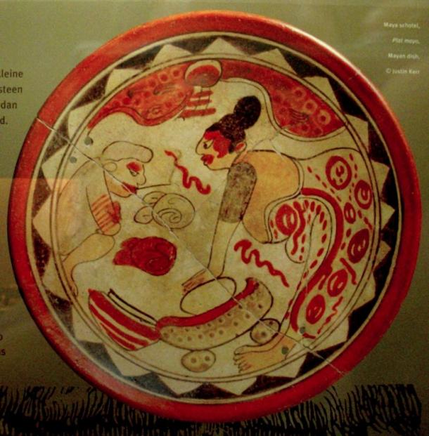 Pre-ceramic people may have helped early or pre-Mayan people build a ceremonial center beginning around 950 BC. The great Maya civilizations went on to do advanced architecture and art, like this ceramic bowl.