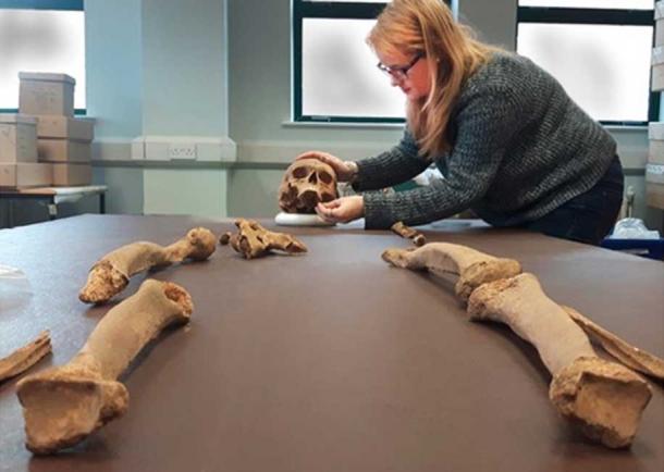 The medieval priest’s bones.