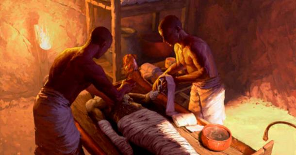 The meticulous process of mummification practiced by ancient cultures to prepare the deceased for the afterlife. (© Nikola Nevenov / Nature)