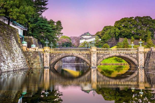 The moat around Tokyo Imperial Palace keeps the imperial family safe as they wrestle with the issue of who is next! (SeanPavonePhoto / Adobe Stock)
