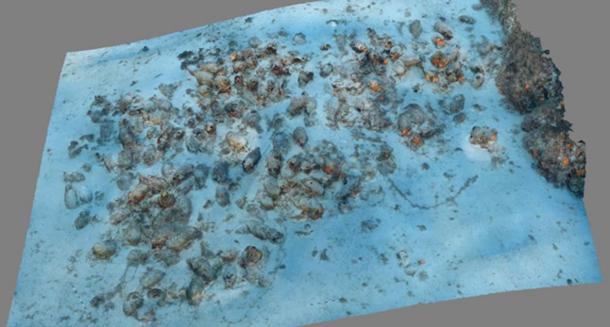 3D model of a Roman period shipwreck by Kotaro Yamafune