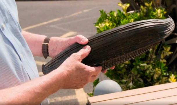 A model of the buried possible Viking-era boat. (University of Nottingham)