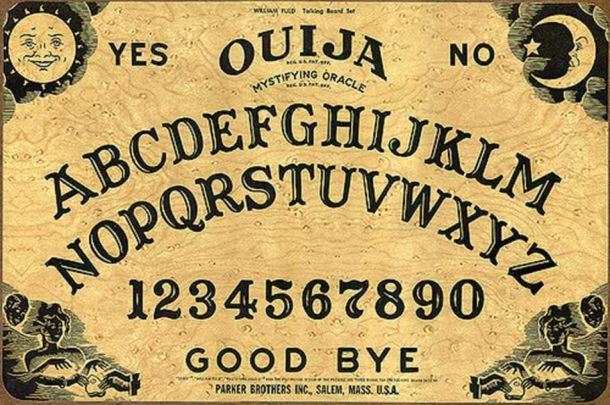 A modern Parker Brothers Ouija Board. 