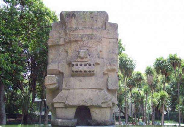 The monolith of Tlaloc.
