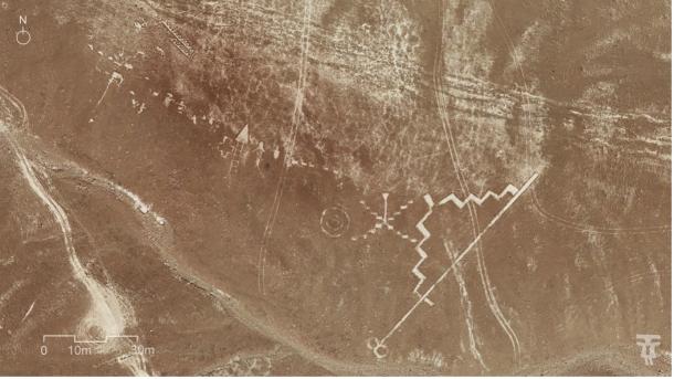 More tracks across geoglyphs