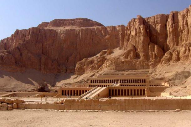 The mortuary temple of Hatshepsut in the ancient Egyptian city of Thebes is one of the great archaeological wonders of the world. (fotoeule / Adobe Stock)