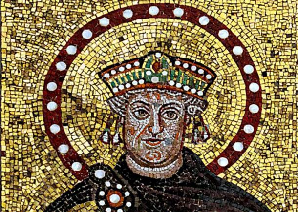 A mosaic of older Justinian emperor.. (Jbribeiro1 / CC BY-SA 4.0)