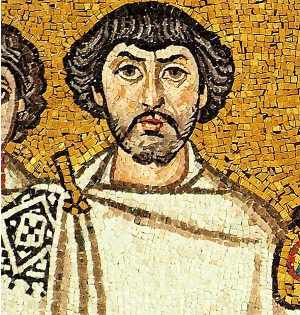 A mosaic that is believed to depict the Byzantine general Belisarius. He was commissioned with the recapture of the Western Roman Empire from the barbarians. He started in Sicily and proceeded north to the mainland of Italy with relative ease. He fought in the first Siege of Rome against the Ostrogoths. (Petar Milošević / CC BY-SA 4.0)