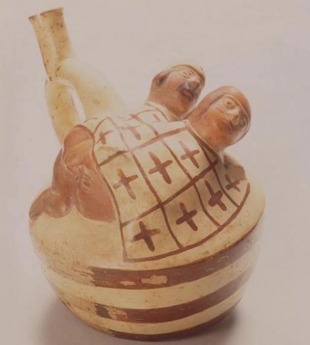 The most frequent sexual act depicted in Moche pottery is anal sex
