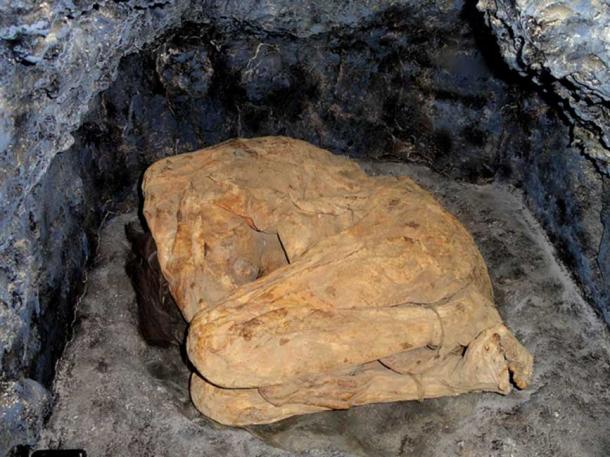 The mummy of Lemon Grove Girl, San Diego Museum of Man