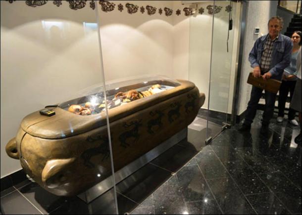 Leading researcher of the All-Russian Research Institute of Medicinal and Aromatic Plants (Moscow), Dr Yuri Abramov, said: told: 'We made sure of the absolute safety of the mummy.