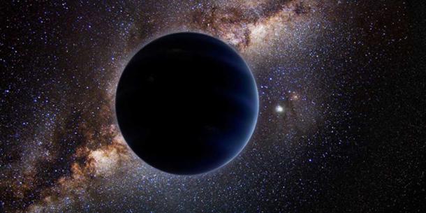 Artist’s depiction of a mysterious Ninth Planet. 