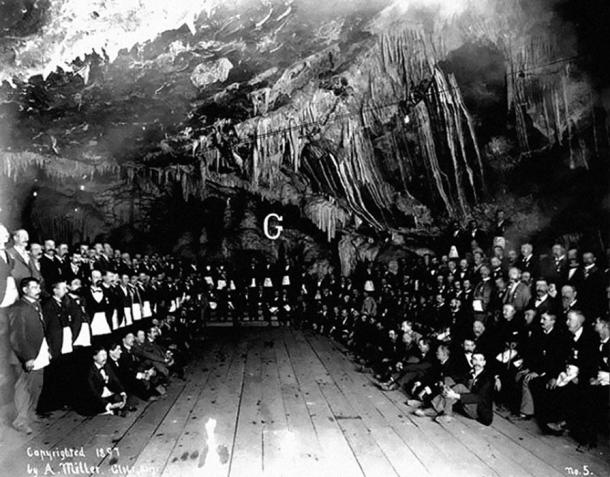 “All over the world caves were believed to be mysterious repositories of occult powers, and used by secret societies for rituals and initiations.” Masonic Cave, Bisbee, Arizona.