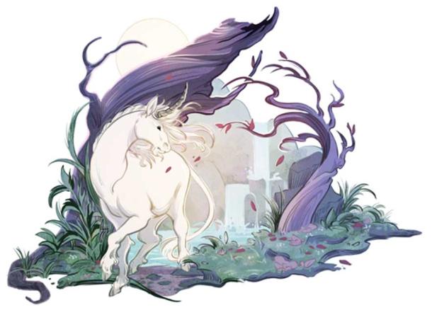 The mythical unicorn.