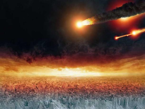 (Image credit © Dustin Naef). Mount Shasta's Forgotten History & Legends, 2016. “It is believed that around 12,800 years ago a giant comet entered our solar system and broke up into many large fragments, which fell the Earth liquefying masses of ice, and causing glacial mega-floods and other natural disasters.”