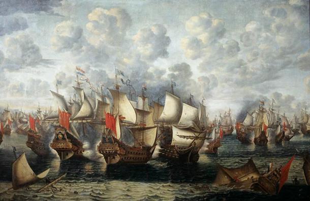 The naval Battle of the Sound took place on 8 November 1658 during the Dano-Swedish War. 