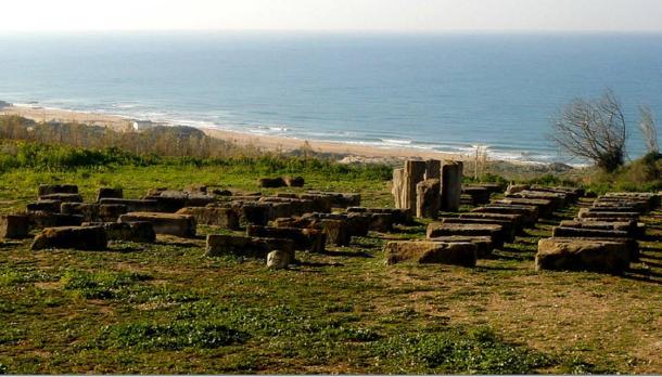 Part of the necropolis or cemetery in Sicily called Passo Marinaro
