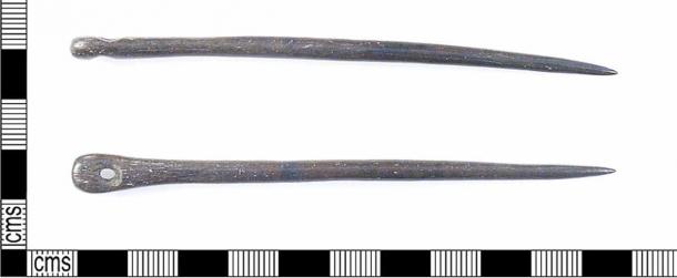 A needle made from animal skeletal material - bone, probably dating late Bronze Age to Roman. (The Portable Antiquities Scheme/ The Trustees of the British Museum/ CC BY-SA 4.0)