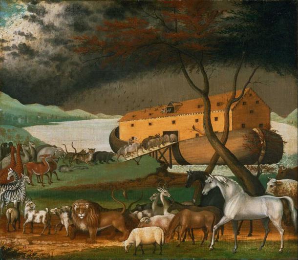 The Bible story of Noah's Ark. (DcoetzeeBot / Public Domain)