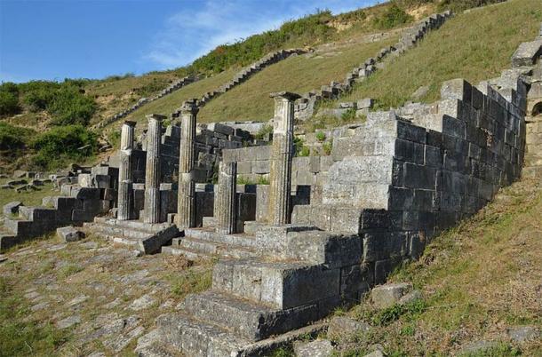 The nymphaeum, or monumental fountain, at the ancient Greek city of Apollonia in Albania, was fed by underground water sources. (Carole Raddato/CC BY-SA 2.0)