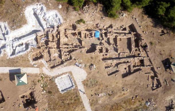 An overview of the Doliche dig site. (Daily Sabah)