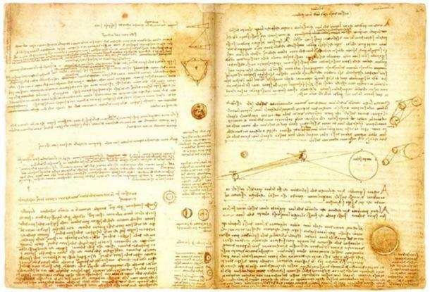 A page from Leonardo da Vinci’s Codex Leicester. (Public Domain )