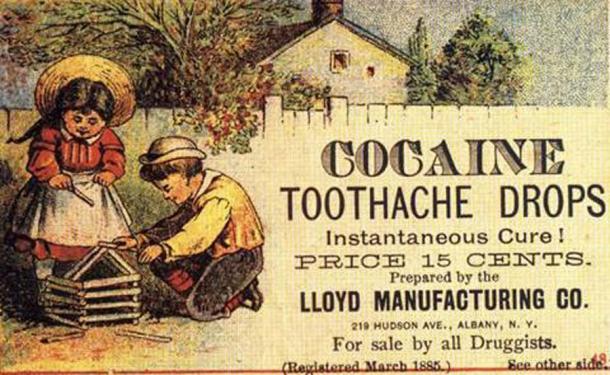 Ze liegt niet... cocaïne was ook een effectieve pijnstiller, maar had zijn eigen problemen (KiloByte / Public Domain)