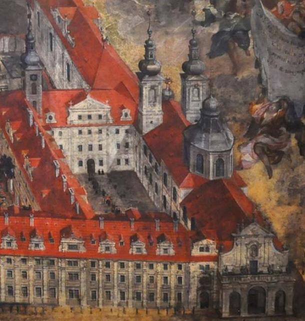 A 1750 painting of the Clementinum.